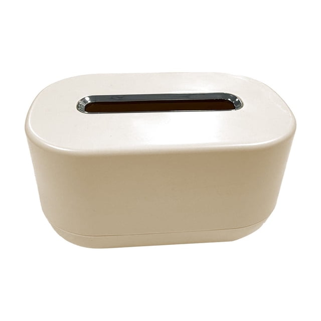 Tissue Box Cover MultiPurpose Tissue Storage Box for Desktop Perfect for Storing Napkins, Remote Controlsand Suitable for Use in Offices, Bathroomsand Kitchens White Tissue Box Cover