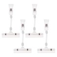 thumbnail image 1 of Miangastore Display Rack Mounting Clip Rectangular 4Pcs 6.7x3.3x1In, 1 of 8