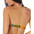 thumbnail image 2 of Sundazed MULTI Nixie Floral-Print Ruffle-Edge Bikini Swim Top, US 36DD, UK 36DD, 2 of 2