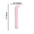 thumbnail image 3 of Loveline Aurora 10 Function Rechargeable Glass 6.3in G-Spot Vibrator, Pink, 3 of 4