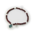 thumbnail image 1 of Fronay 212311G Garnets & Hamsa Sterling Silver Bracelet, 1 of 1