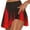 Red, variant on Munlar Women's Golf Skorts Red Pull on High Waisted Shorts Fitness Casual Summer Skorts for Women