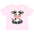 thumbnail image 3 of Inktastic Cute Black and White Holstein Cow Boys or Girls Toddler T-Shirt, 3 of 5