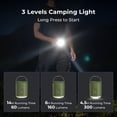 thumbnail image 6 of Electric Air Pump Ultralight Portable Nano Pump 2 Rechargeable Battery with Camping Lantern for Air Cushion, Air Pillow (Army Green), 6 of 6