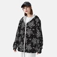 thumbnail image 3 of Saiise Turtle Pattern Sun Protection Hoodie for Men and Women, Lightweight Quick-Dry Windproof with Hood and Zip-Small, 3 of 7