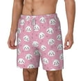 thumbnail image 2 of Uemuo Cute Cat Pattern Mens Swim Trunks Quick Dry Board Shorts with Mesh Lining, Stretch Beach Shorts Quick Dry No-Chafing Board Shorts-Medium, 2 of 9