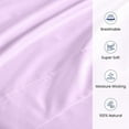 thumbnail image 5 of 800 Thread Count Egyptian Cotton Round Bed Sheet Set - 92" diameter with 15" Deep Pocket - Lavender Solid - Luxury Softness & Durability, 5 of 5