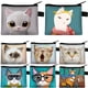 thumbnail image 2 of Monedero de gato de dibujos animados para mujer, tarjetero, monedero de cambio hecho a mano, carteras pequeñas, bolso de embrague con cremallera, Mini billetera de gato, nuevo Fivean unisex, 2 of 2