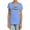 Carolina Blue, variant on Batman Show Bat Logo Women's T Shirt, Red, Large