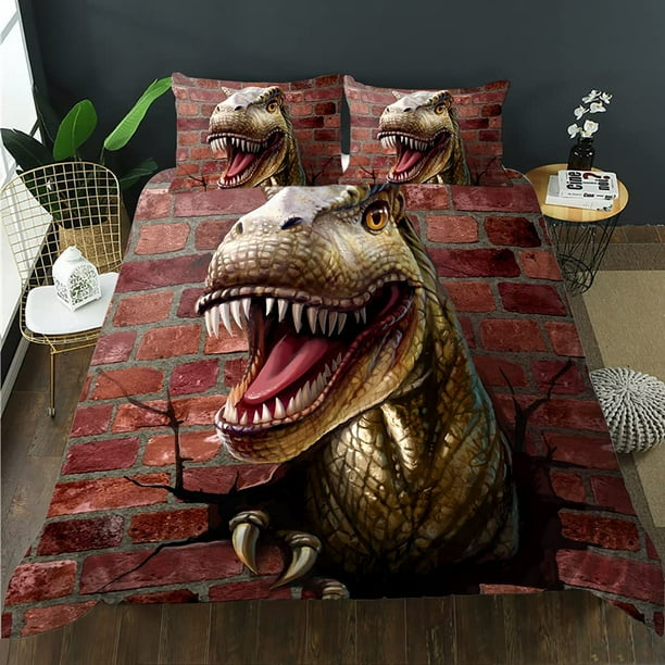 Parure de lit dinosaure