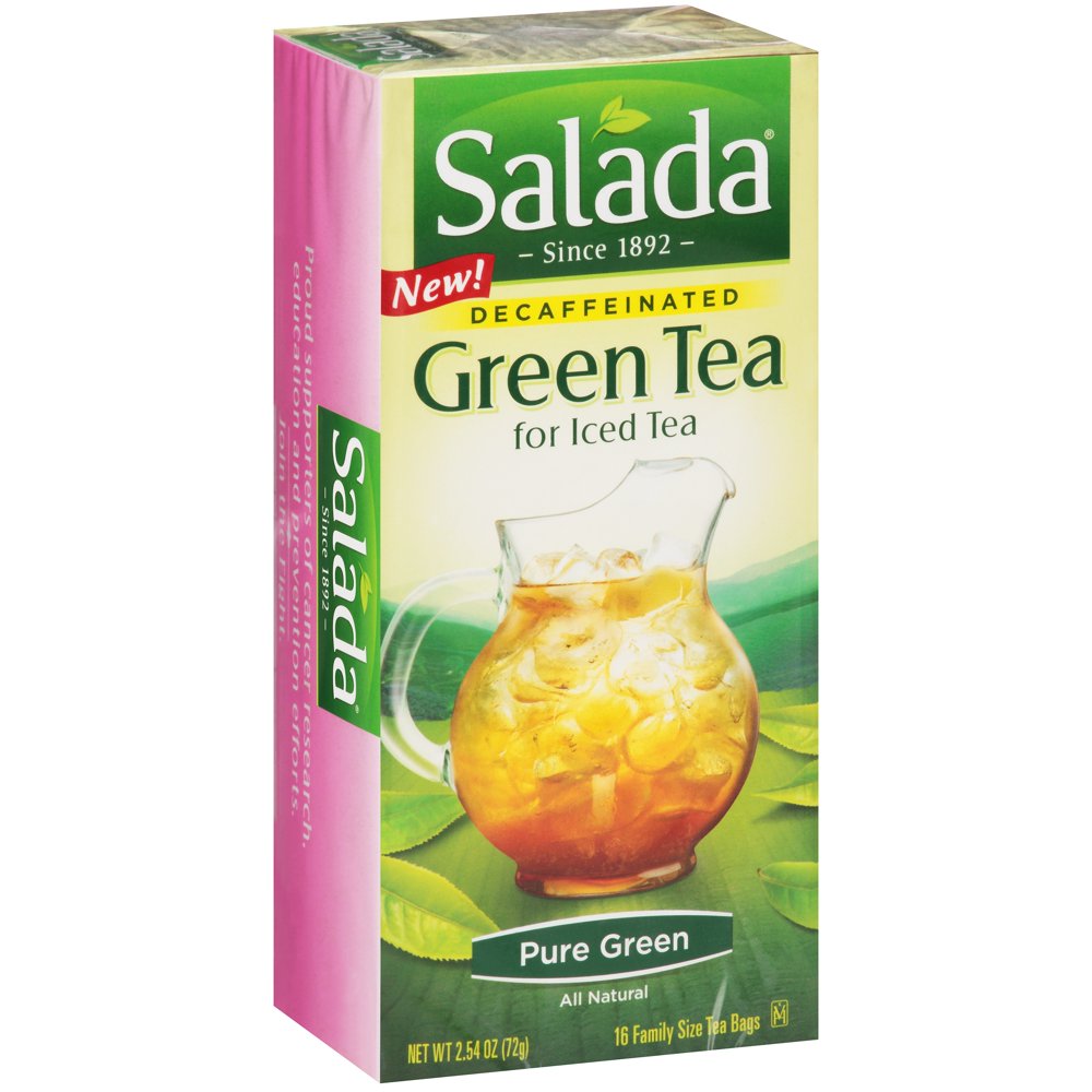 Salada® Decaffeinated Green Tea Family Size Tea Bags 16 ct Box