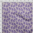 thumbnail image 4 of oneOone Cotton Jersey Purple Fabric Floral Dress Material Fabric Print Fabric By The Yard 58 Inch Wide, 4 of 5