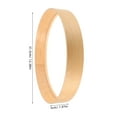 thumbnail image 2 of RENACLIPY Wooden Picture Frame Circle Round Frame Light Brown Decorative Art Display For Homeowners 1Pack, 2 of 6