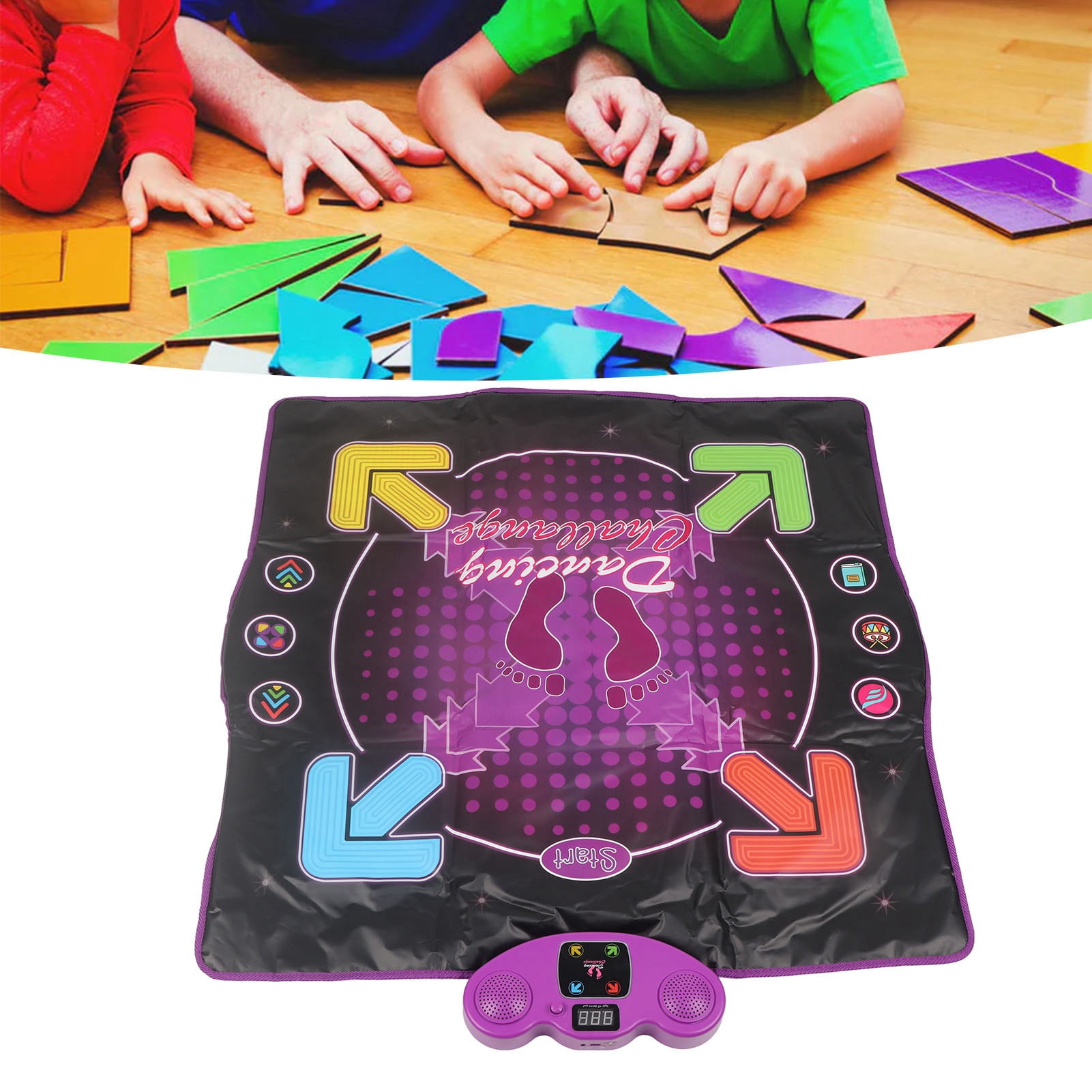 Tapis De Danse électronique FWFX – Sans Fil, Caméra HD, 72 Jeux, Double/single Mode, Pour Toute La Famille