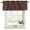Brown, variant on 2 Pack Valances for Window, Black Khaki Short Curtains for Kitchen Bedroom Living Room, Spring Flora Rod Pocket Small Window Treatment Valance Drapes 54 x 18 Inch