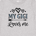 thumbnail image 4 of Inktastic My Gigi Loves Me Boys or Girls Baby T-Shirt, 4 of 5
