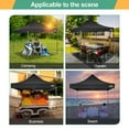 thumbnail image 5 of SANOPY 10x10 Pop Up Canopy,Heavy Duty Canopy UPF 50+ All Season Wind Waterproof Commercial Outdoor Wedding Party Tents for Parties Canopy Gazebo with Carrying Bag, Black, 5 of 7