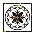 thumbnail image 4 of de de piso de pared de marmoleado Flor de jaspeado dorado negro + 60x60cm Gloria Marbling Wall Tile Stickers, 4 of 9