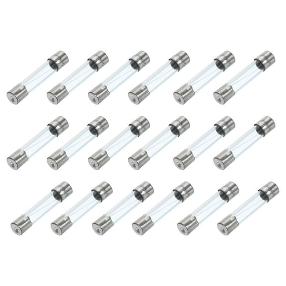 18Pcs Glass Tube Fuses, Axial-with Wire 6x30mm 3A 250V Replacing or Repairing Many Home Electronics (F3A)