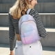 thumbnail image 5 of Disketp Rainbow Mochila de Lona Estampada, Mochila Escolar de Viaje Ligera para Estudiantes y Portátil-Small, 5 of 5