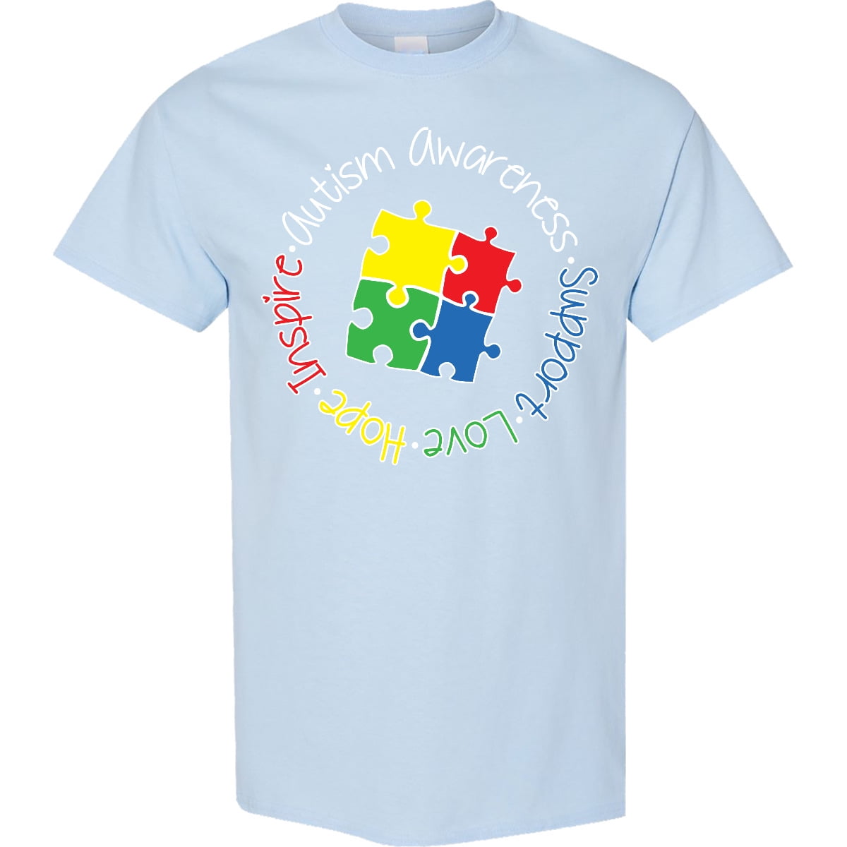 Inktastic Autism Awareness Circle T-Shirt