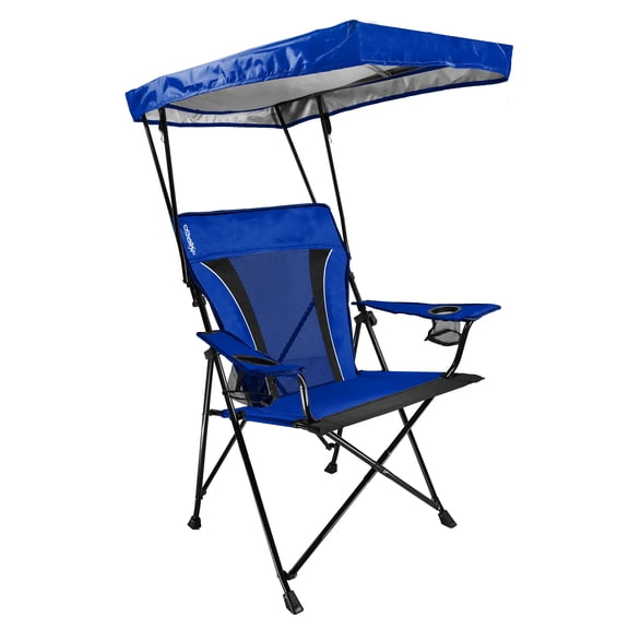 Kijaro Dual Lock With Shade Seat Lock Camping Chairs with Carry Bag, Maldives Blue