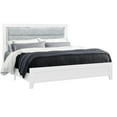 thumbnail image 3 of Miekor Furniture Omoda White Twin Bed With Led 66362, 3 of 5