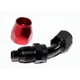thumbnail image 4 of BLACK/RED -8AN AN8 45 Degree Swivel Oil/Fuel/Gas Line Hose End Fitting Adapter, 4 of 4