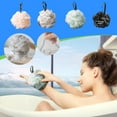 thumbnail image 5 of Shower Loofah Sponge,Exfoliating Body Bath Flowers,Bath And Bath Sponge, 1 Set Mesh Pouf Bath Scrunchies Body Wash for Women Men, 5 of 5