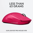thumbnail image 4 of Ratón inalámbrico para juegos Logitech G PRO X SUPERLIGHT Magenta, 4 of 9