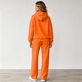 thumbnail image 4 of Womens Lounge Sets 2 Piece Outfits Oversized Hoodie Matching Baggy Sweatpants Fall Winter Tracksuit Workout Sets, 4 of 6