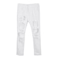 thumbnail image 2 of Pantalones de mezclil elásticos inferiores lápiz mujeres señoras Casual piernas rectas suaves S Baoblaze  Pantalones vaqueros de mujer, 2 of 8