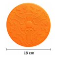 thumbnail image 3 of Frisbee Dog Toys, Frisbee for Dogs, For Large Dogs Outdoor Activities, Dog Training(Orange), 3 of 5