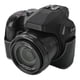 thumbnail image 4 of For Panasonic Lumix FZ80D/FZ85D Camera Case with Shoulder Strap Large Cutout Litchi Texture PU, 4 of 5