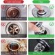 thumbnail image 4 of Tapón de lavabo universal de 2 piezas, tapón de fregadero emergente, filtro de drenaje antibloqueo para fregadero de cocina de baño, aplicable a un diámetro de 34-40 mm (plata) TUNC Sencillez, 4 of 5