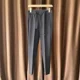 thumbnail image 3 of 9 pantalones de verano recortados para hombre, pantalones de traje rectos de talla grande para hombre, ropa clásica barata, tela de estilo coreano de lujo 2024, 3 of 5