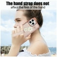 thumbnail image 3 of Crossbody Wallet Case for iPhone 14 Pro Max, Magnetic Back Flip Kickstand Floral PU Leather Phone Case with RFID Blocking Card Holder Wristlet Strap Shoulder Purse for Women,Rosegold, 3 of 9