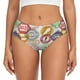 thumbnail image 1 of Fotbe Travel Stamp Calzones Estampados para Mujer – Ropa Interior de Algodón, Cómoda, Suave y Elástica-XX-Large, 1 of 6