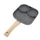 thumbnail image 4 of Sartén de 4 orificios Sartén para tortilla antiadherente resistente al calor para panqueques Hamburguesas Accesorio de cocina para cocina de gas e inducción Negro, 4 of 14
