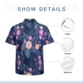 thumbnail image 7 of High Quality Hawaiian Shirts for Men Short Sleeve Aloha Beach Shirt Floral Summer Casual Button Down Shirts Blouses GS3475, 7 of 7