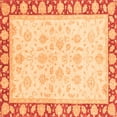thumbnail image 1 of Ahgly Company Indoor Square Oriental Orange Traditional Area Rugs, 4' Square, 1 of 4