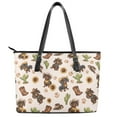thumbnail image 2 of ZUXONGSY Dachshund Dog Sunflower Cactus Print Tote Bag for Women Large Capacity Travel Purse Portable Shoulder Bag with Handle for Work Dating, 2 of 6
