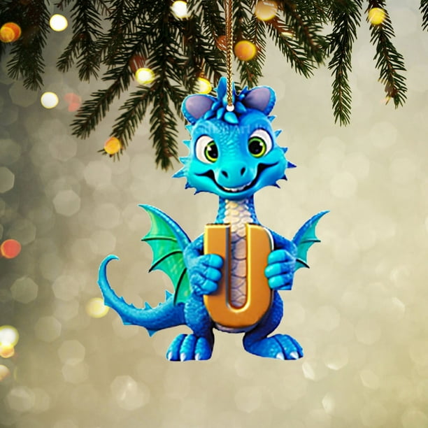 Adornos Navideños Colgantes con 26 Letras para Árbol de Navidad, Adornos Navideños Personalizados para Hacer Tú Mismo, Decoración Navideña, Decoración Colgante para Árbol de Navidad.