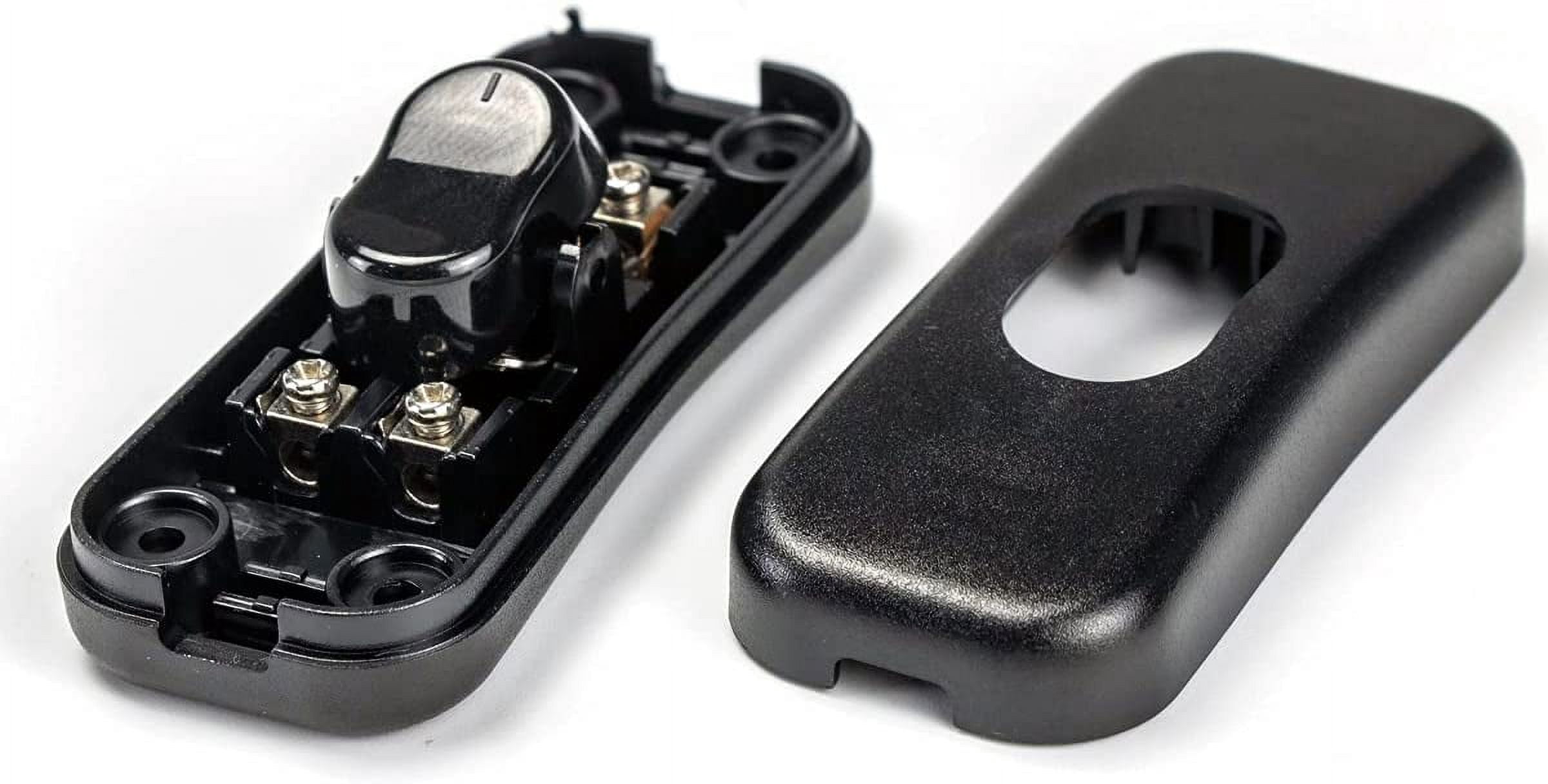 Inline Cord Switch 2-Pack. On-Off Control Lamp Rocker Switch for Lamp Cord Desk LED Lights.Black