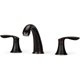 thumbnail image 5 of Bathroom sink faucet set (2 packs) - widespread orb 3 - hole faucet con stainless steel pop - up drain y cupc lead - free hose (oil rubbed bronze), 5 of 8