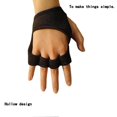 thumbnail image 5 of Weight Lifting Gloves With Silicone Grip For Gym Use Designed For Both Men And Women In Size L Color Black Featuring Moisture Prevention 1 Pair, 5 of 5