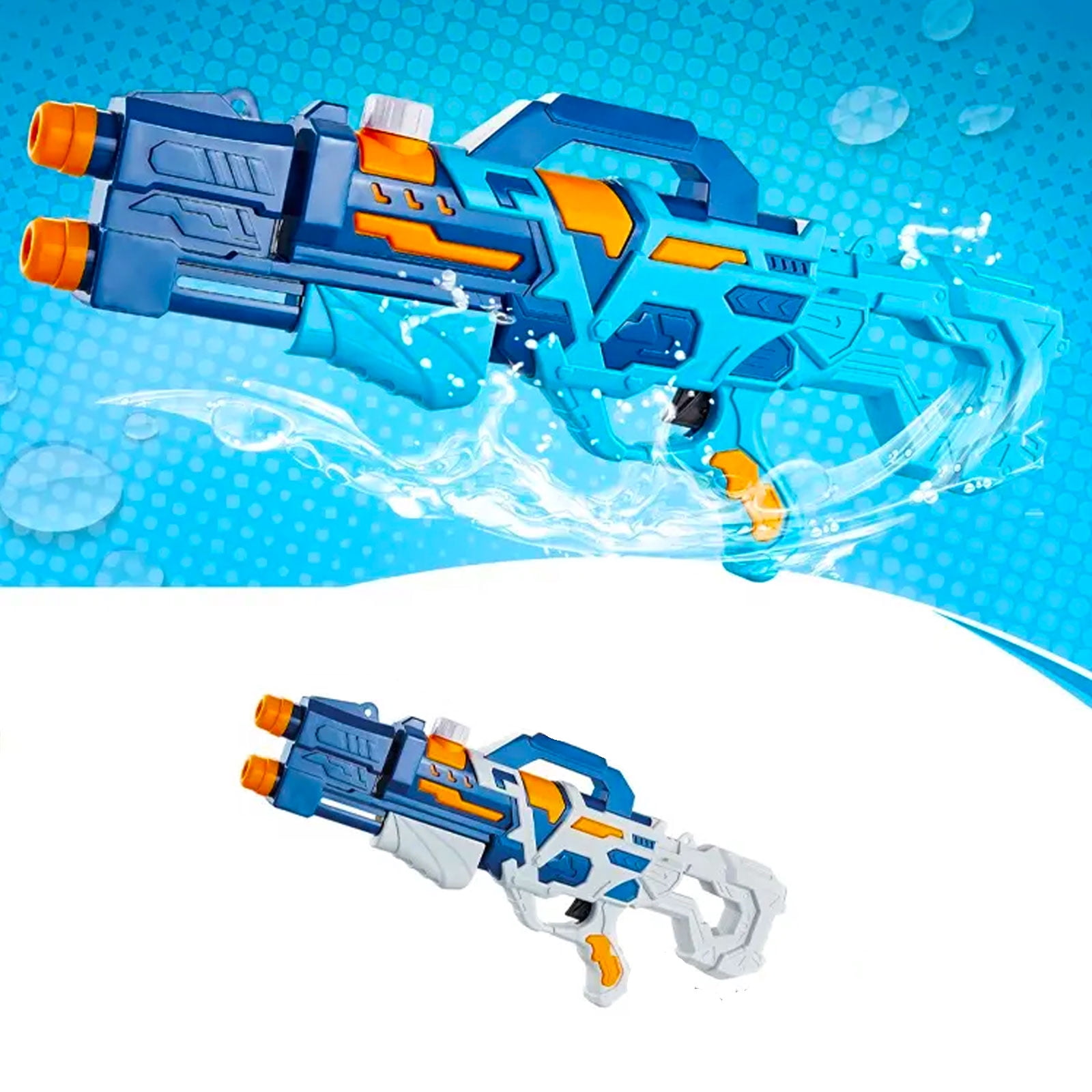 Large Water Guns 1000cc 30ft Super Blaster Toy Guns for Outdoor Water Fights, Beach, Sand, Summer, Pool Party Fun