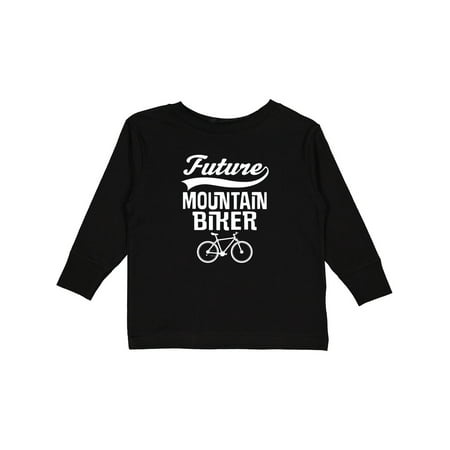 

Inktastic Future Mountain Biker Gift Toddler Boy or Toddler Girl Long Sleeve T-Shirt