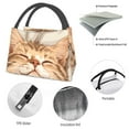 thumbnail image 4 of Fotbe Sleeping Cat In Blanket Bolsa Térmica Portátil con Estampado, Bolsa de Entrega de Alimentos Aislada, Bolsa Reutilizable de Gran Capacidad para Comidas y Supermercado, 4 of 6