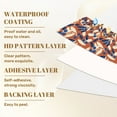 thumbnail image 6 of Peel and Stick Wallpaper 17.7in x 9.8ft Blueberry Olive Leaf Terracotta Contact Paper Vinyl Self-Adhesive Removable Wall Paper for Bedroom Nursery Bathroom Renter Friendly, 6 of 8